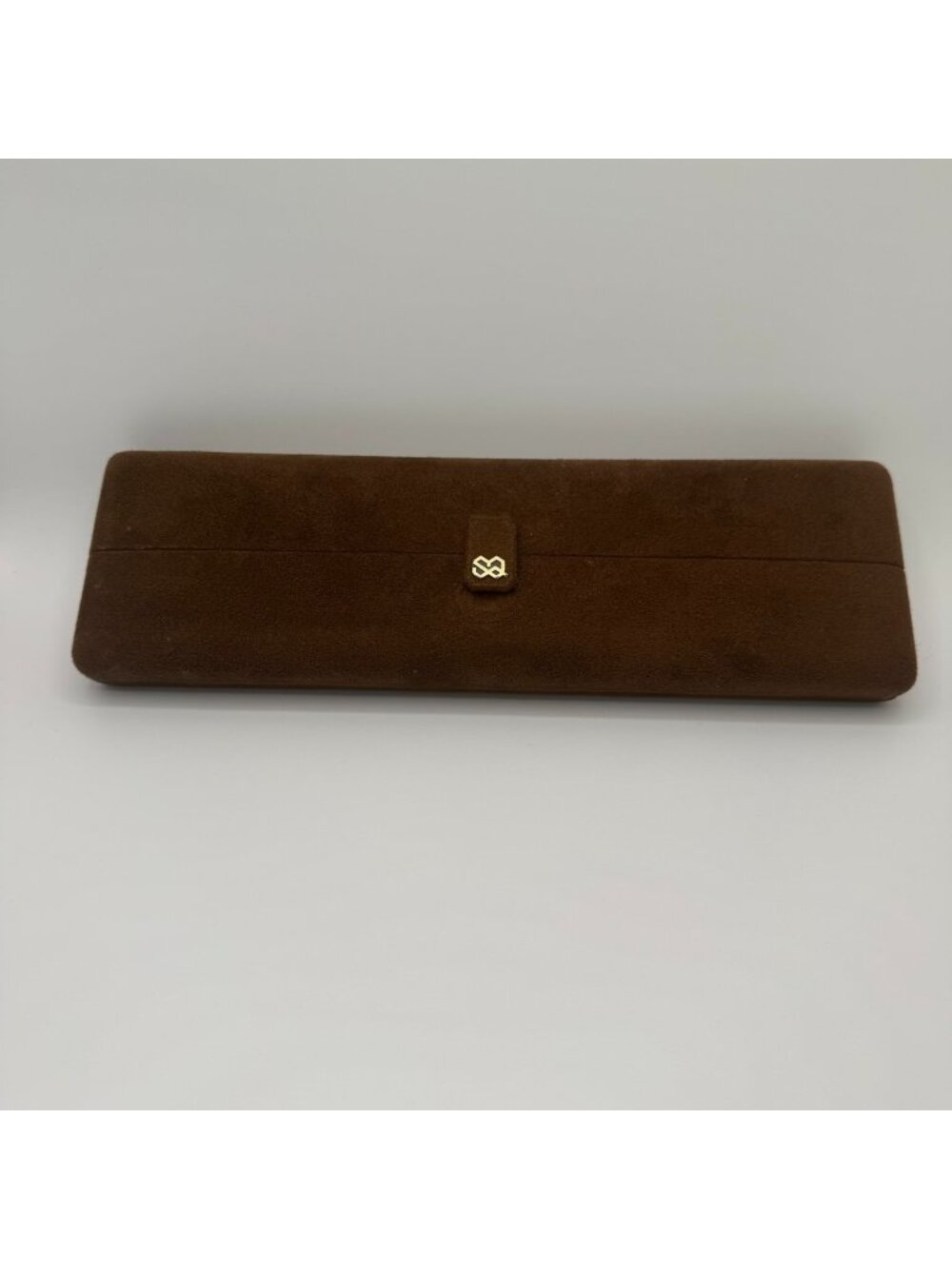 Vintage Seiko SQ E-BM 72 Watch Presentation Box Japan Brown SQ Logo Snap Closure